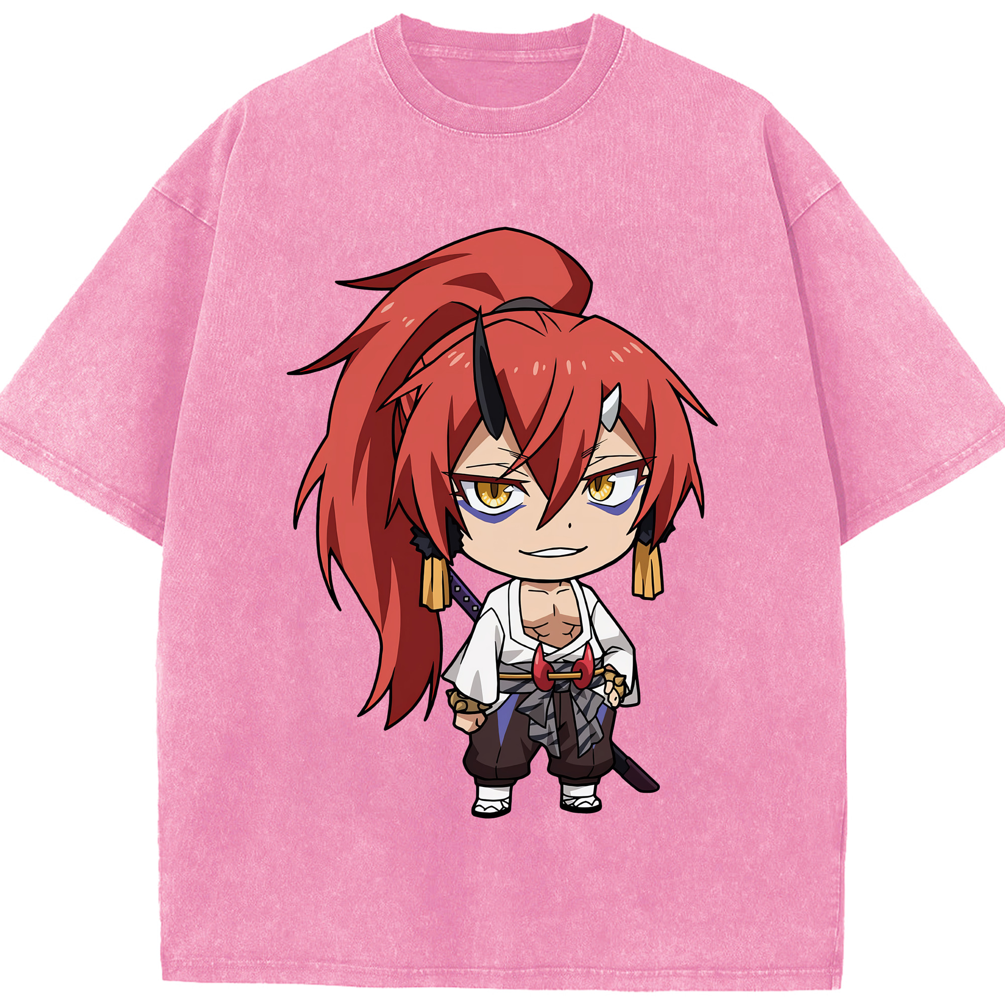（画像用） 転スラ Regarding Reincarnated to Slime 綿100% ヴィンテージ風 半袖Tシャツ（フロントプリント）